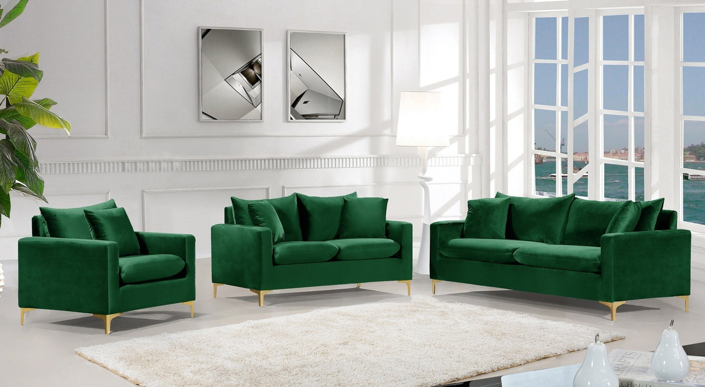 NOAMİ COLLECTION LIVING ROOM SET-BLACK