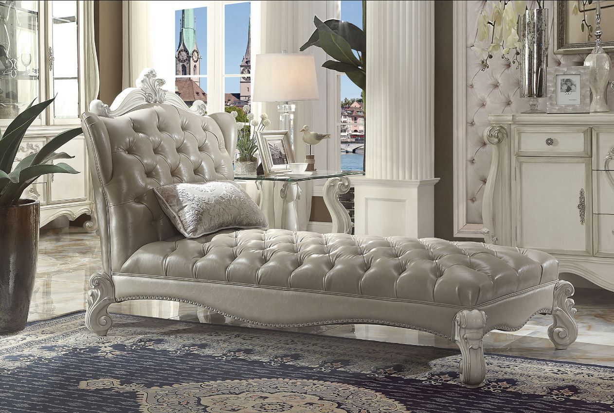 VERSAILLES CHAISE - SILVER