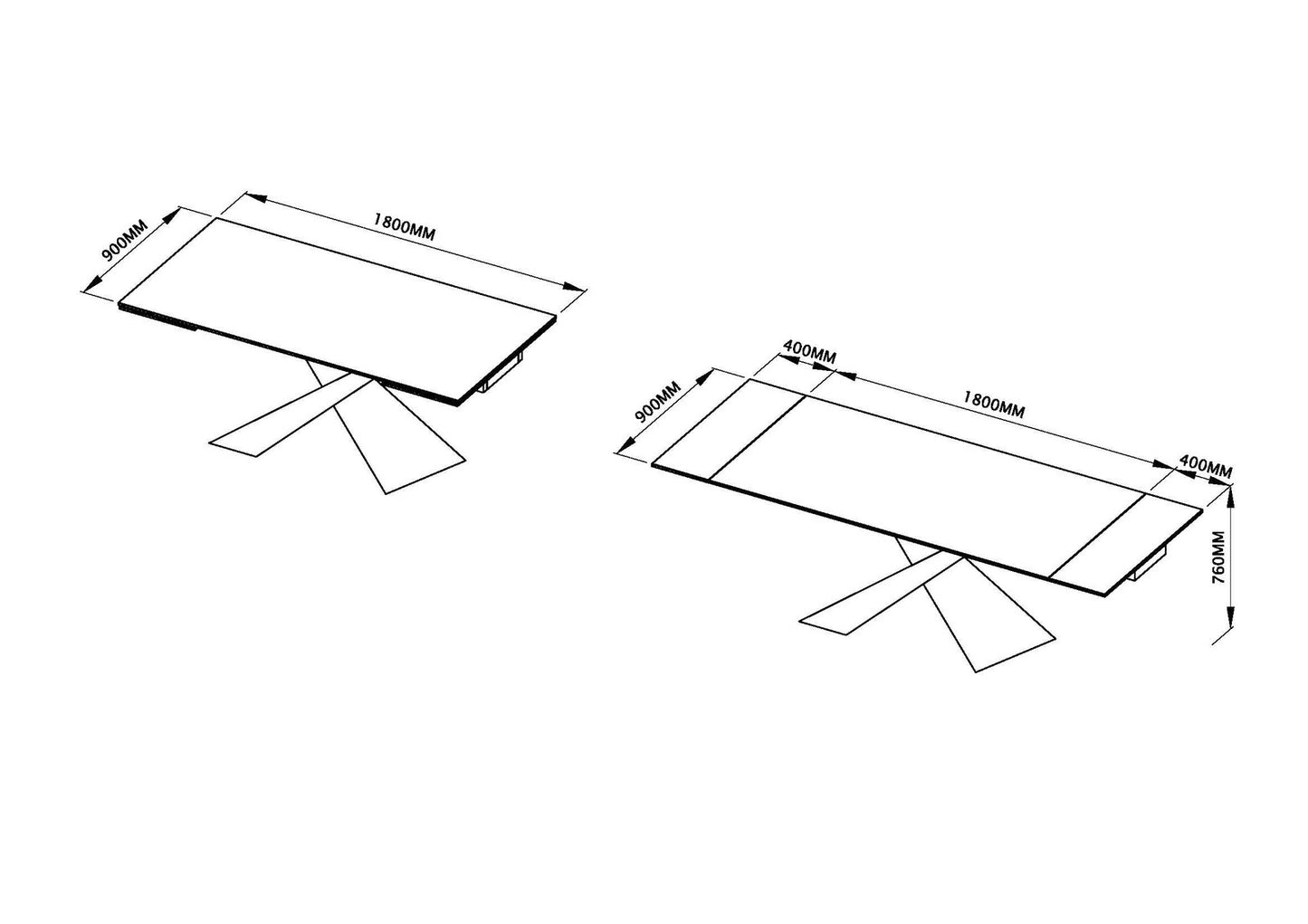 9113 ADJUSTABLE TABLE + 6 SWIVEL CHAIRS DINING SET