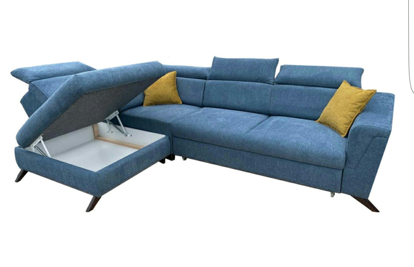 GALA SECTIONAL W/ BED AND STORAGE - BLUE