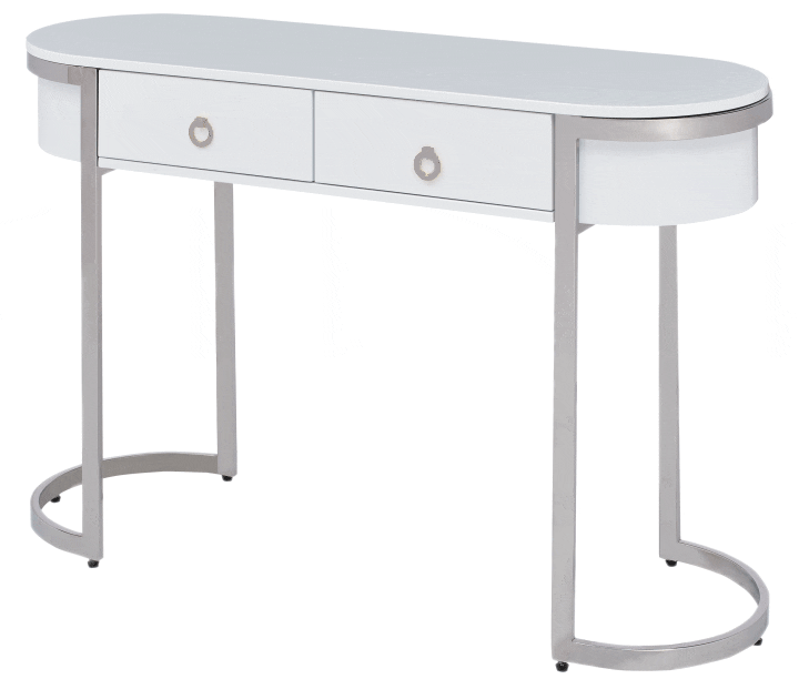 131 HALLWAY CONSOLE TABLE GOLD / WHITE