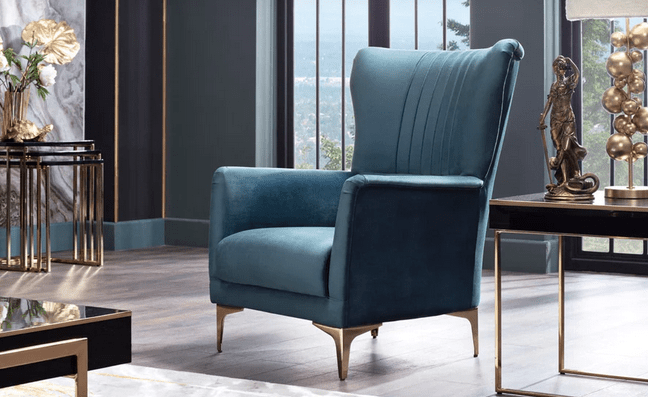 CARLINO SOFA & LOVESEAT & CHAIR LIVING ROOM SET - NAPOLY GREY & GREEN