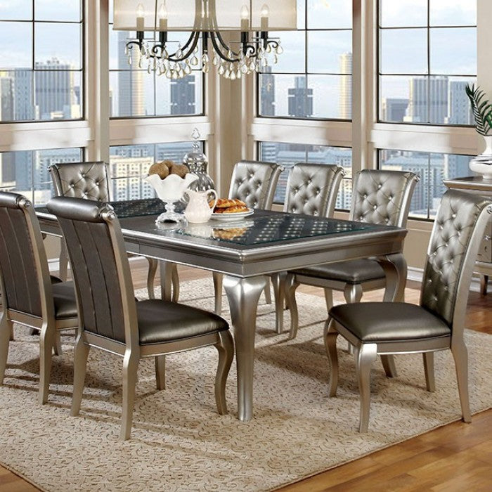 AMINA TABLE + 6 CHAIRS DINING ROOM FURNITURE SET