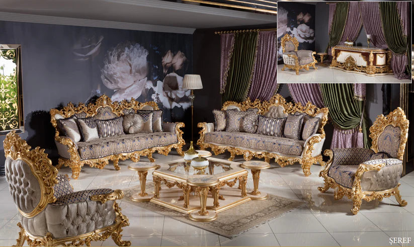 KENNEDY 4 PIECES LIVING ROOM FURNITURE SET