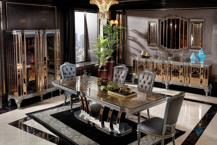 AMATIS 9 - PIECES DINING ROOM FURNITURE SET