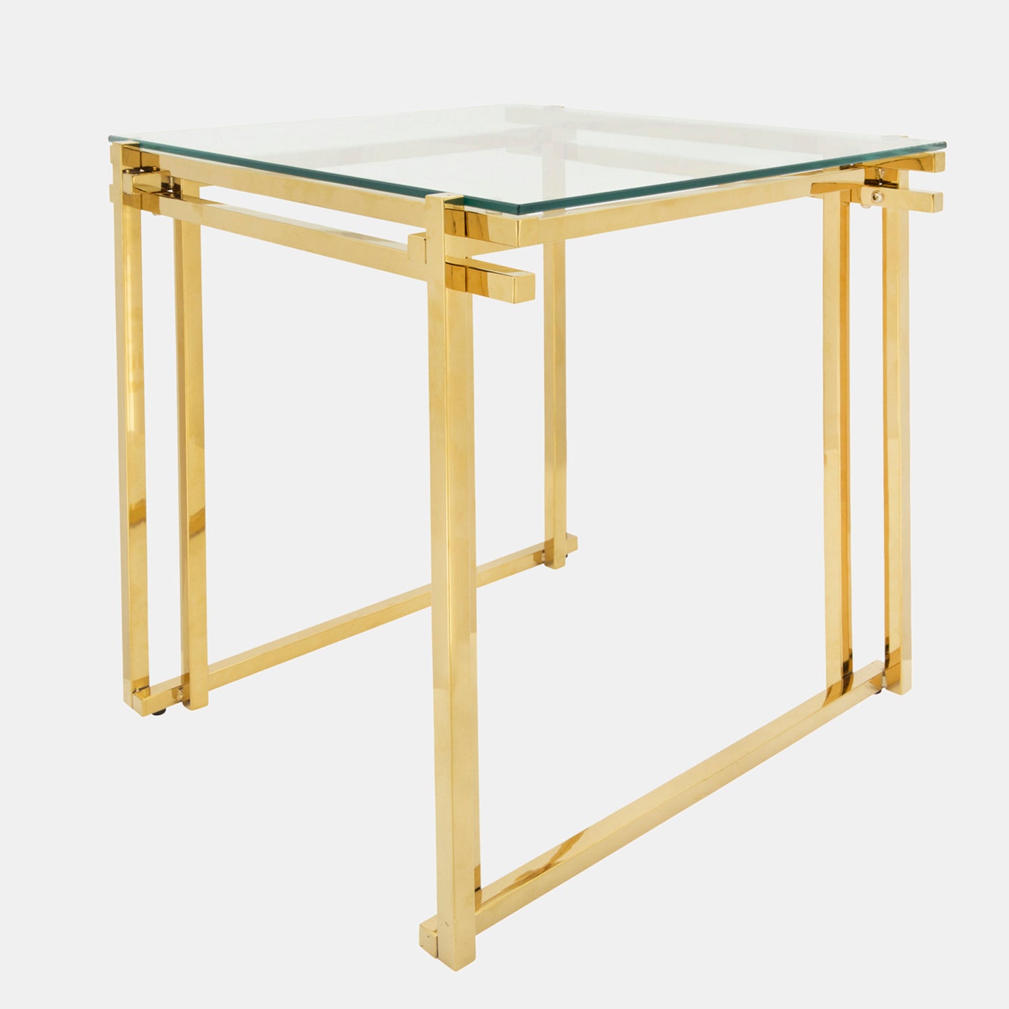 METAL 24" SIDE TABLE, GOLD