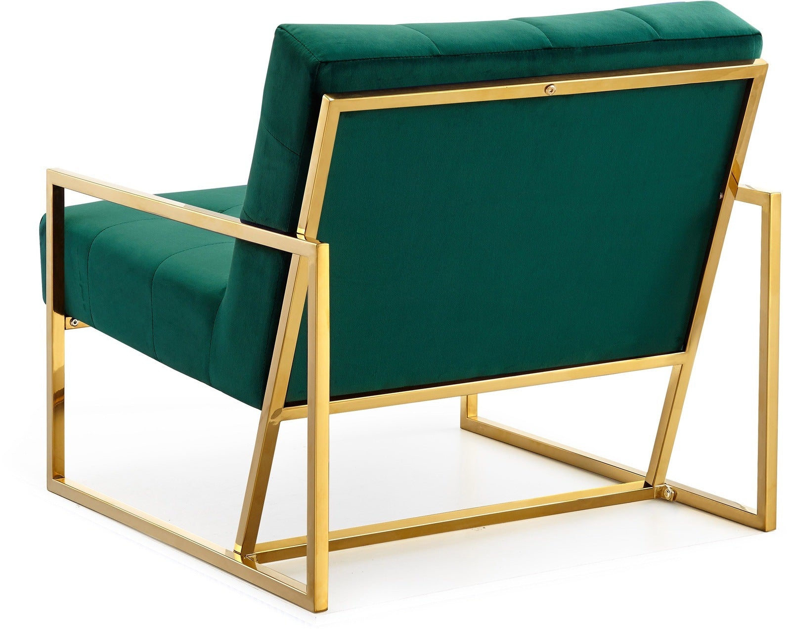 PIERRE VELVET ACCENT CHAIR - GREEN