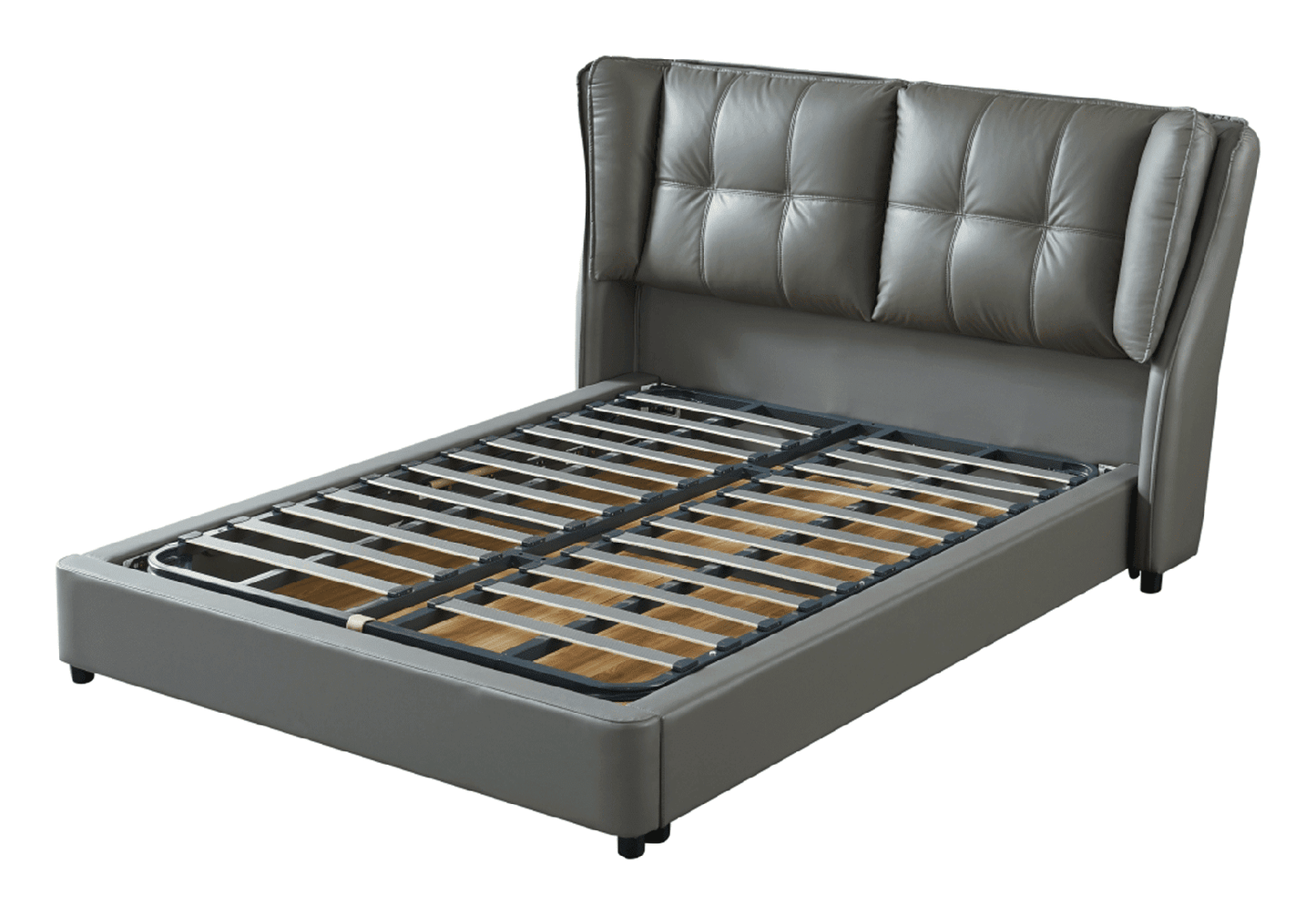 1806 QUEEN/FULL SIZE LEATHER STORAGE BED