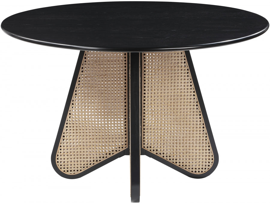 BUTTERFLY DINING TABLE + 4 CHAIRS DINING SET - BLACK