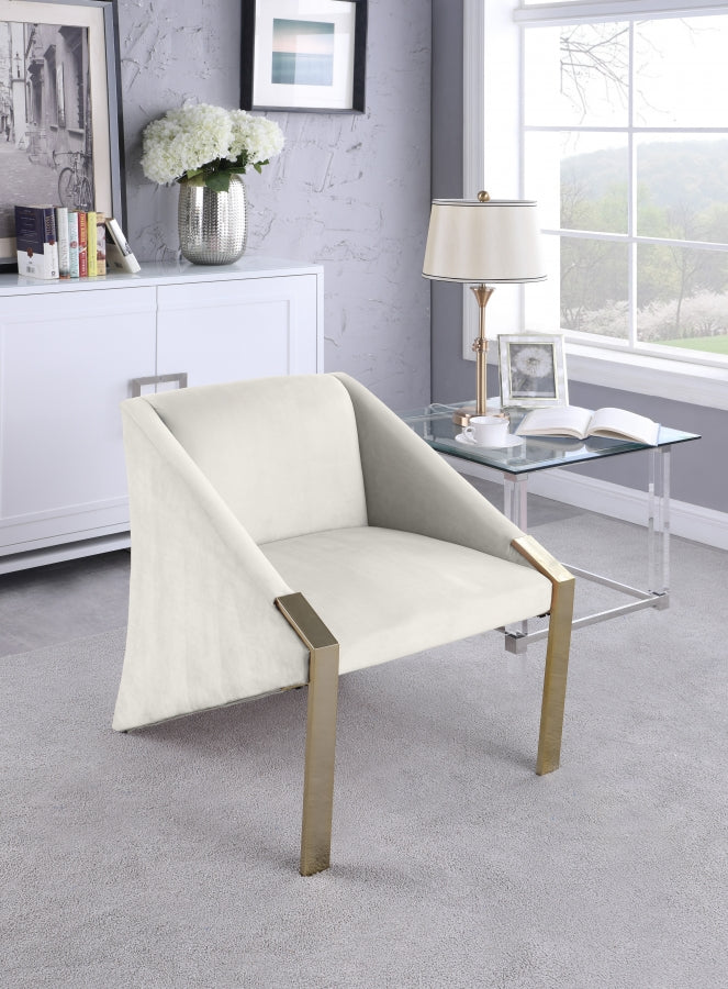 RIVET ACCENT CHAIR - GREY