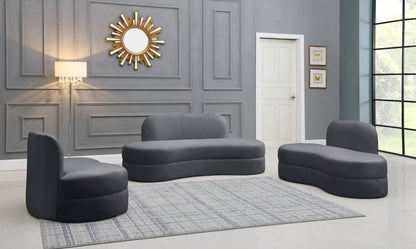 MITZY NAYA COLLECTION LIVING ROOM SET - BLACK