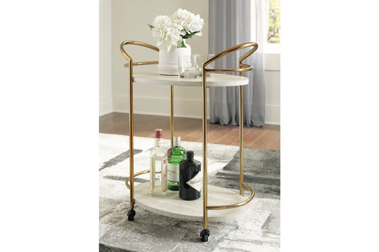 TARICA BAR CART - GOLD