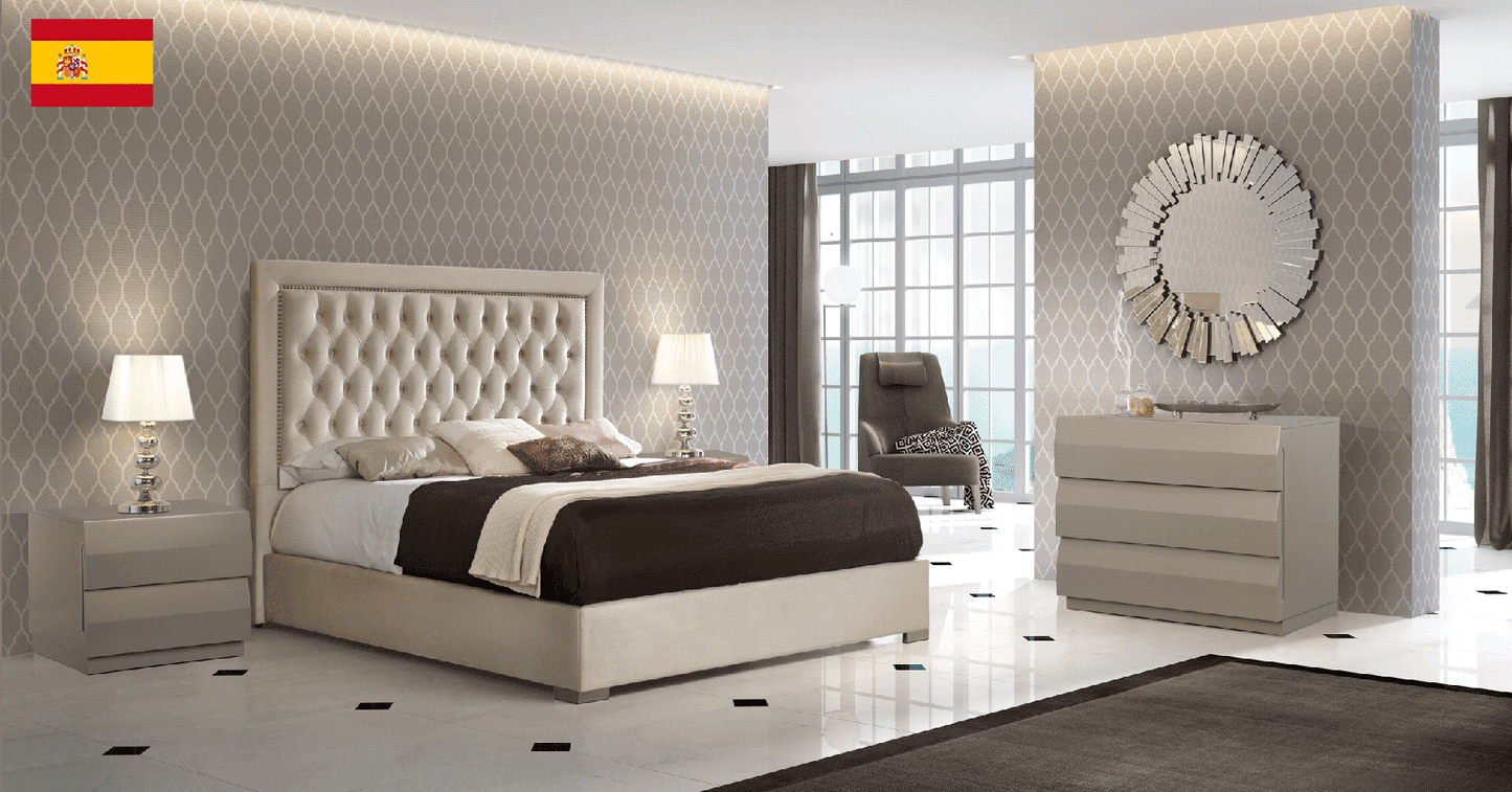 ADAGIO 4PCS KING/QUEEN MODERN STORAGE BEDROOM SET