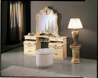 BAROCCO IVORY 4PCS KING/QUEEN CLASSIC BEDROOM SET