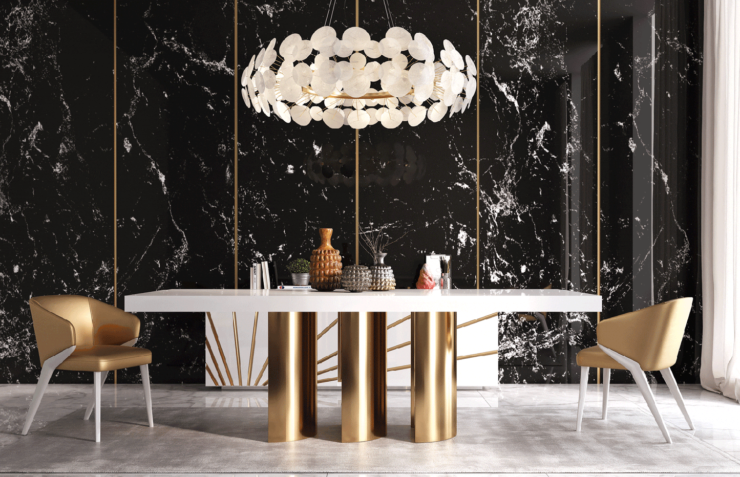 Oro gold discount dining chair