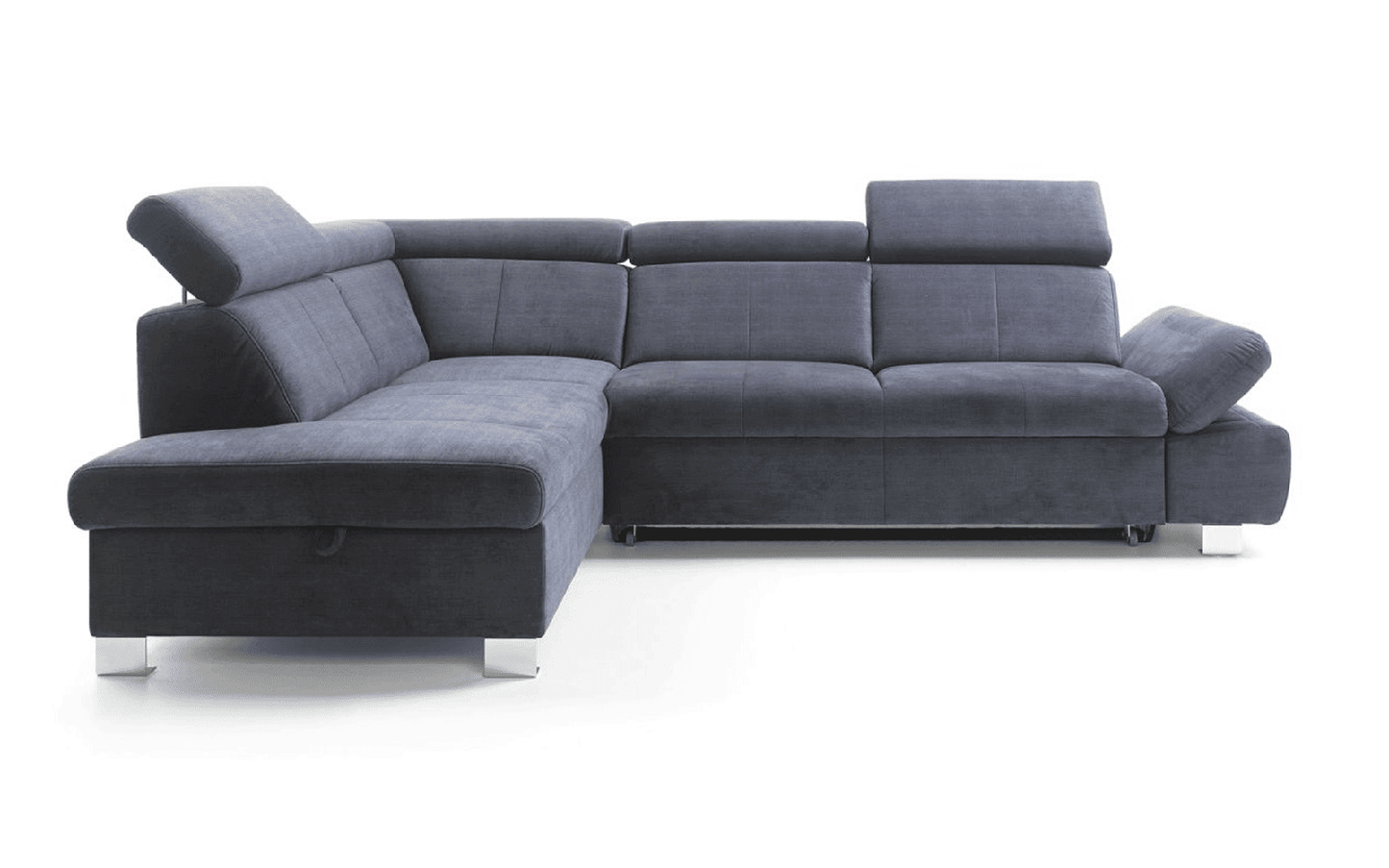 HAPPY SECTIONAL W/BED & STORAGE - GREY