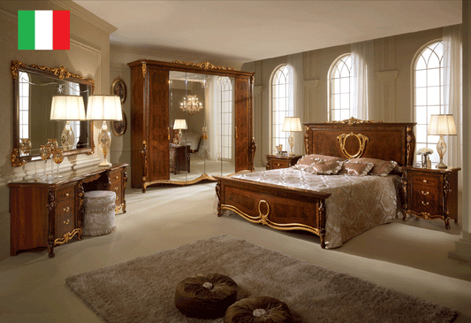 DONATELLO 4PCS KING/QUEEN CLASSIC BEDROOM SET