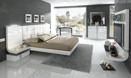 GRANADA 4PCS KING/QUEEN MODERN BEDROOM SET