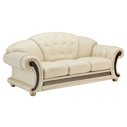 APOLO IVORY LIVING ROOM SET - PEARL