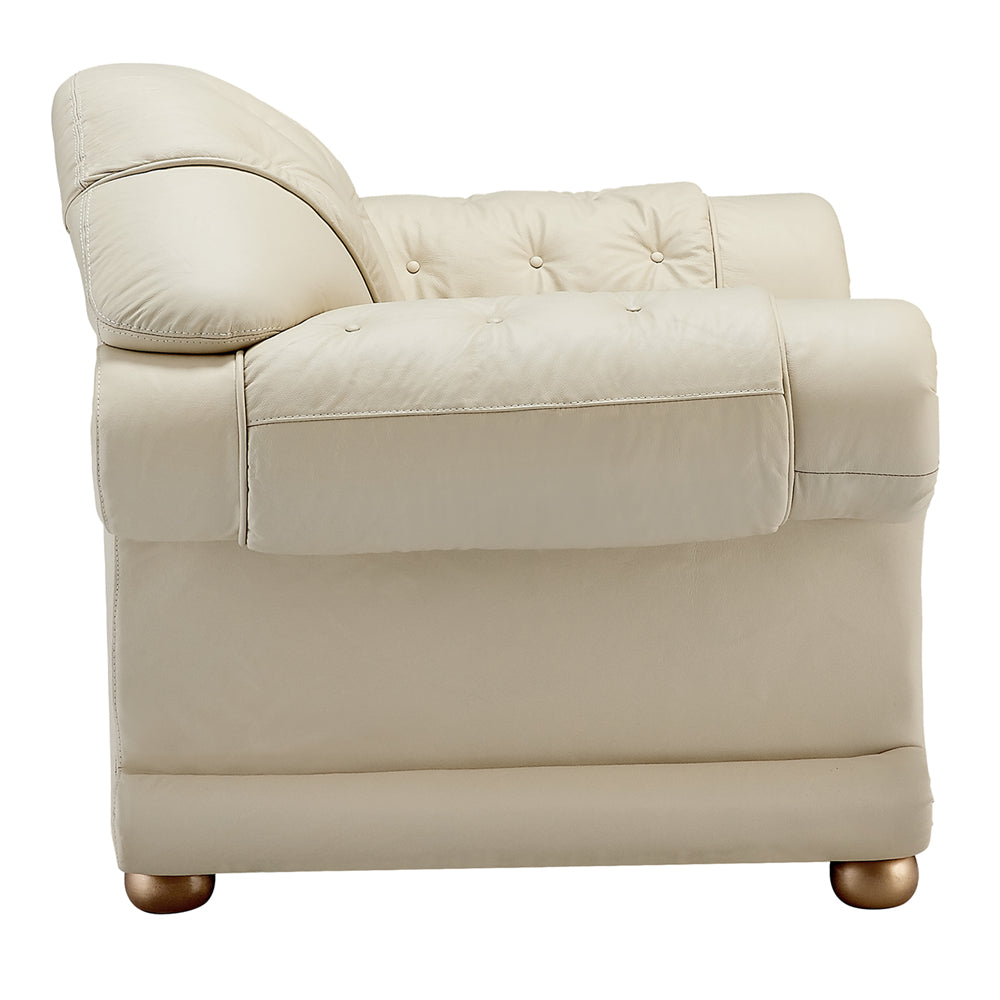 APOLO IVORY LIVING ROOM SET - PEARL