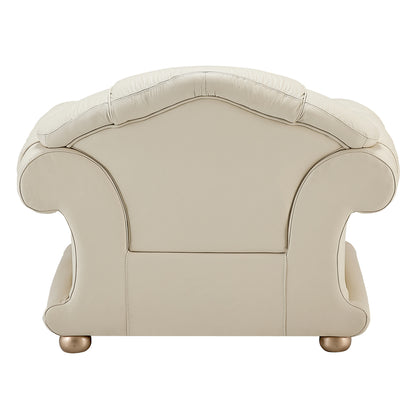 APOLO IVORY LIVING ROOM SET - PEARL