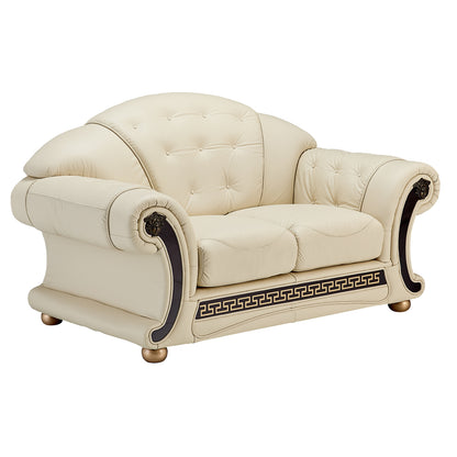 APOLO IVORY LIVING ROOM SET - PEARL