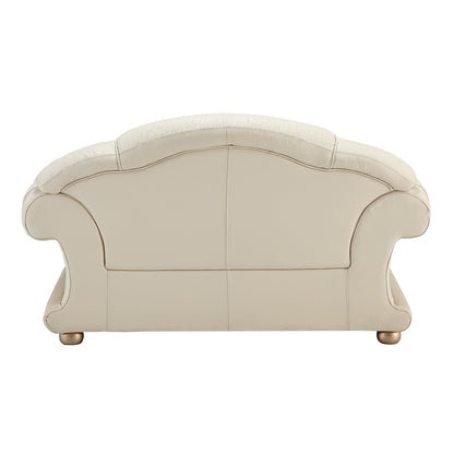 APOLO IVORY LIVING ROOM SET - PEARL