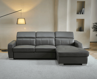 1822 GREY SECTIONAL RIGHT W/BED - GREY