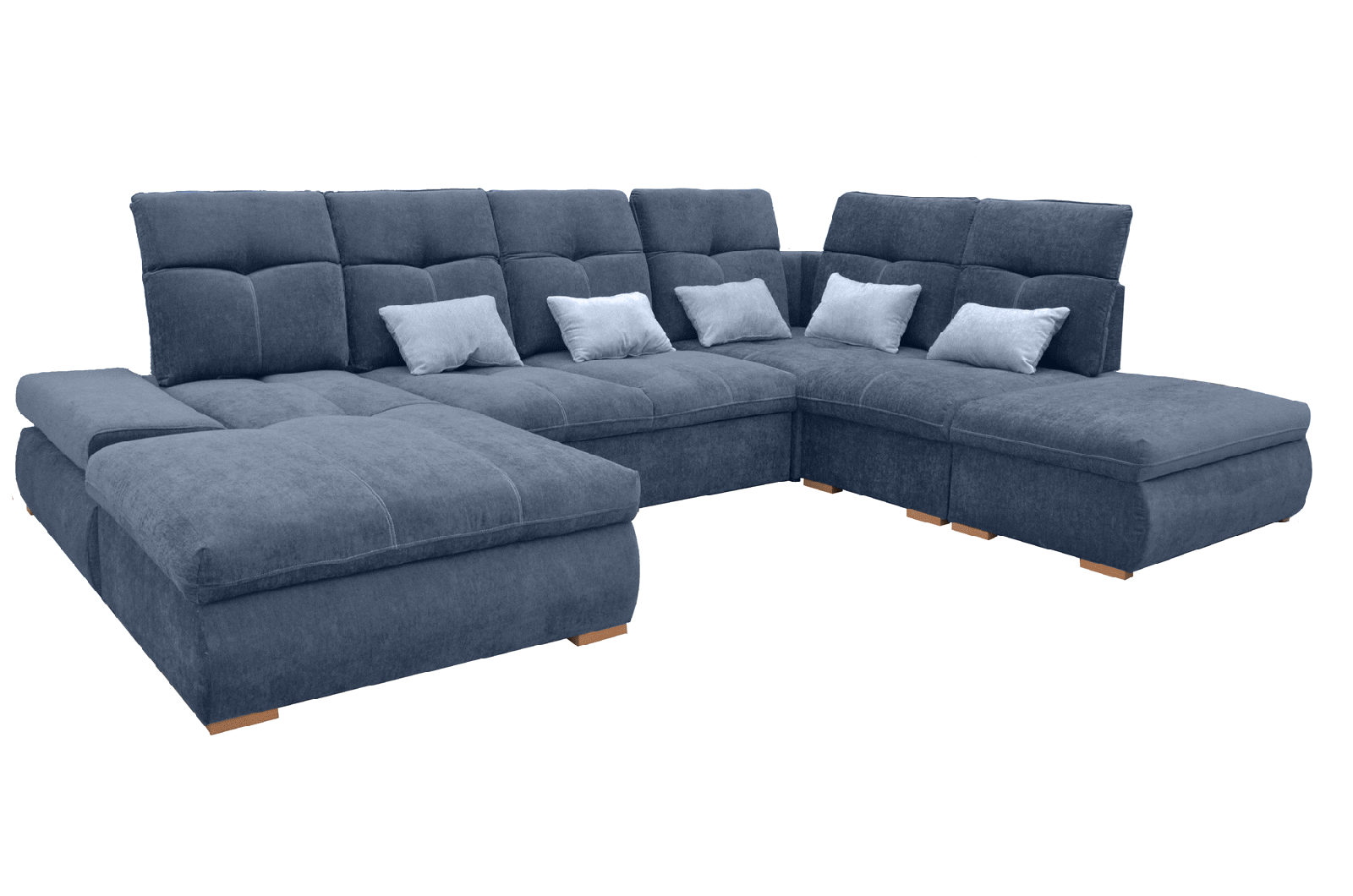 OPERA SECTIONAL LEFT WITH BED AND STORAGE - GREY