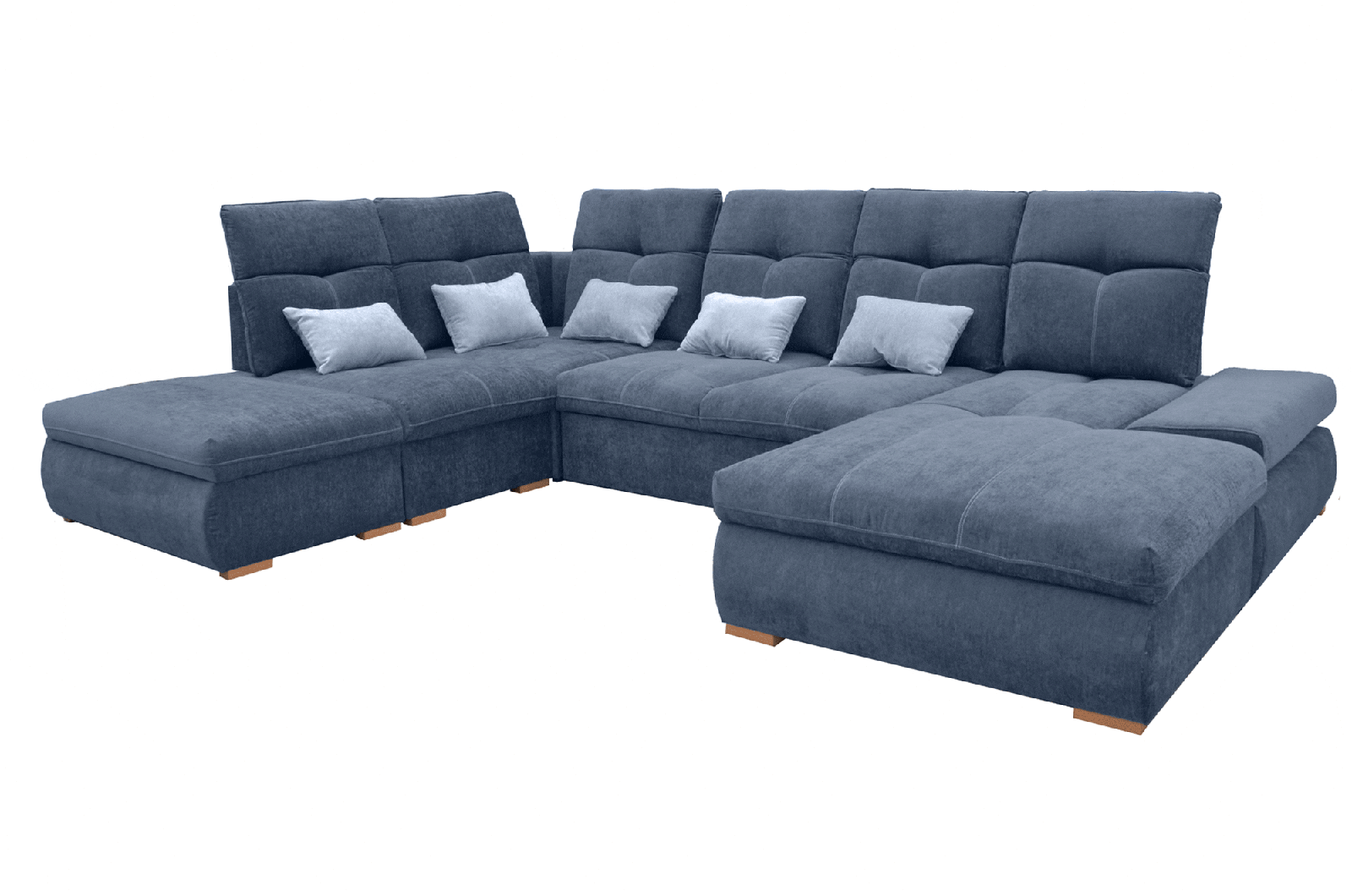 OPERA SECTIONAL LEFT WITH BED AND STORAGE - GREY