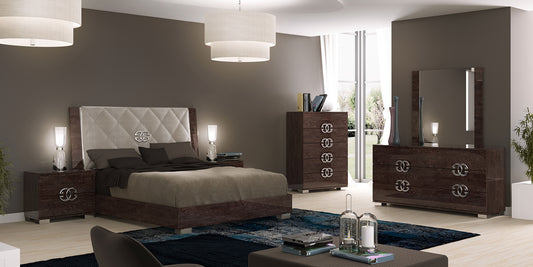 Prestige DELUXE 4PCS KING/QUEEN MODERN BEDROOM SET