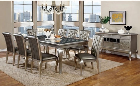 AMINA TABLE + 6 CHAIRS DINING ROOM FURNITURE SET