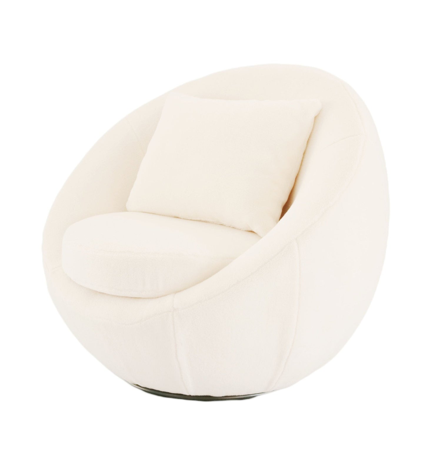 MODREST GYPSUM - MODERN TEAL SWIVEL ACCENT CHAIR