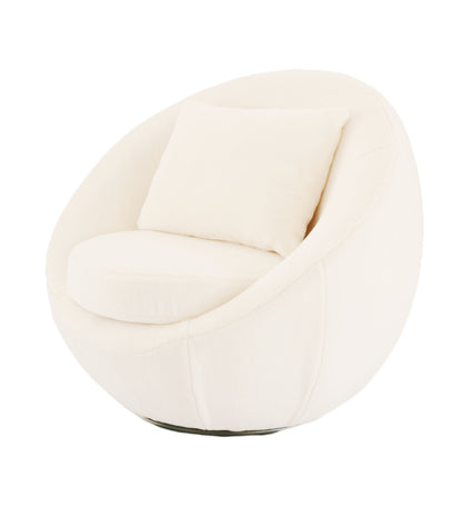 MODREST GYPSUM - MODERN TEAL SWIVEL ACCENT CHAIR