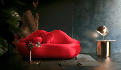 LIPS BLACK VELVET LOVESEAT