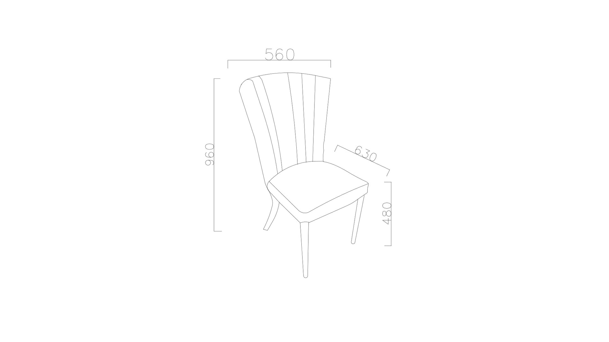 PLAZA TABLE + 6 CHAIRS DINING ROOM SET