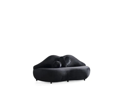 LIPS BLACK VELVET LOVESEAT